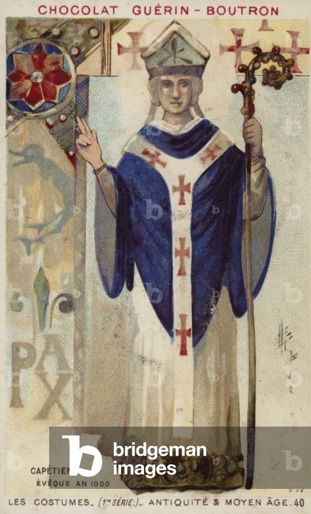 évêque français de la dynastie capétienne 1801 par French School
