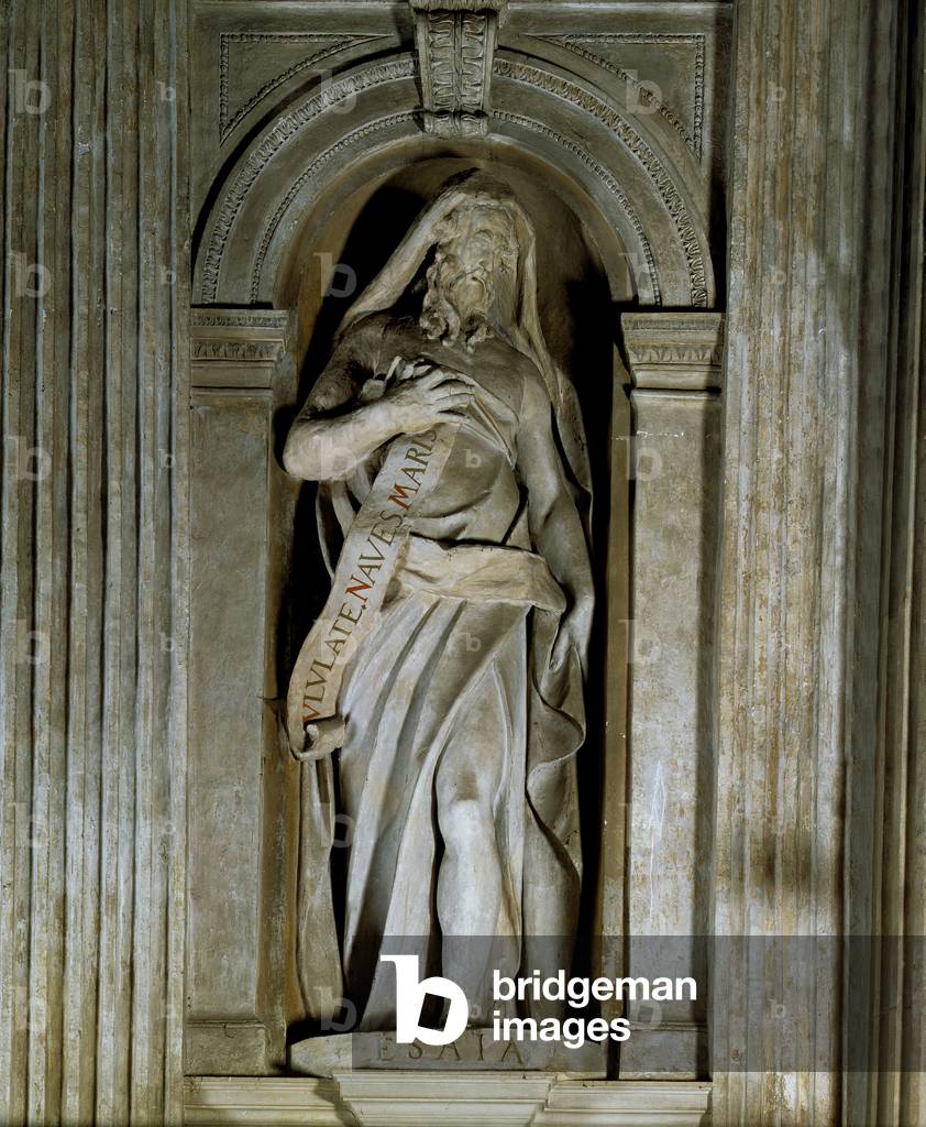 Bild von Skulptur "Renaissance - Bildhauerei: Jesaja - Rosenkranzkapelle - St. Giovanni e Paolo" 1571 von Ales