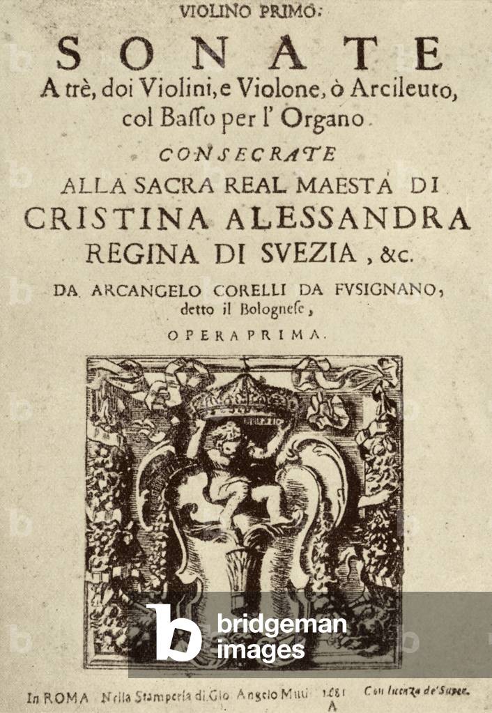CORELLI Arcangelo - Sonate, b/w