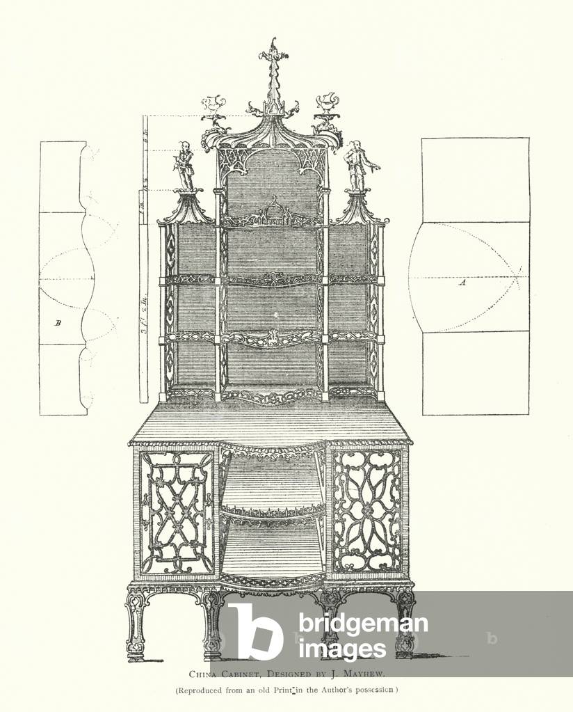 Immagine di Incisione "China Cabinet" 1801 di English School