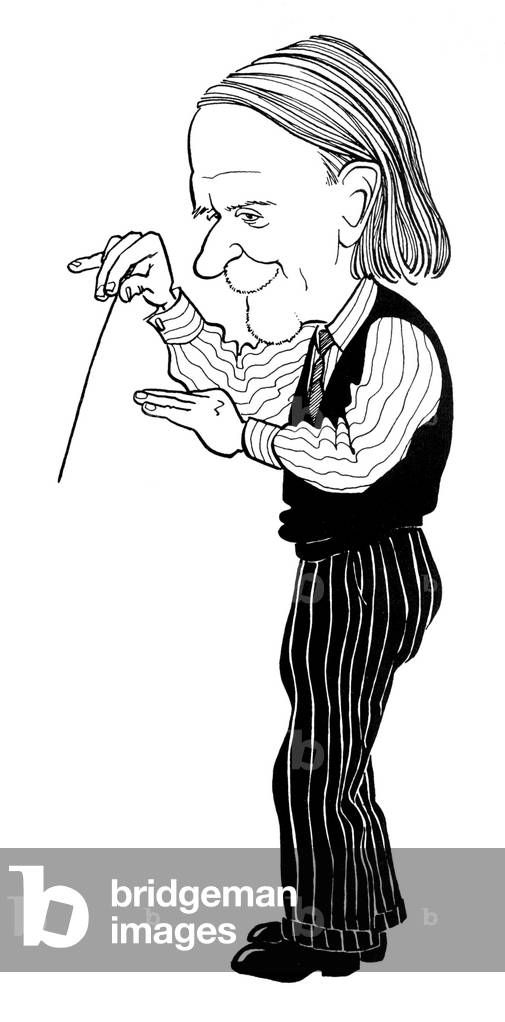 Immagine di Disegno "Zoltan Kodaly" di John Minnion, b/w