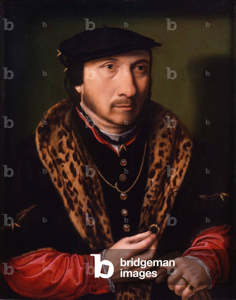 Portrait d'un gentilhomme, c.1525-45 (huile sur panneau)