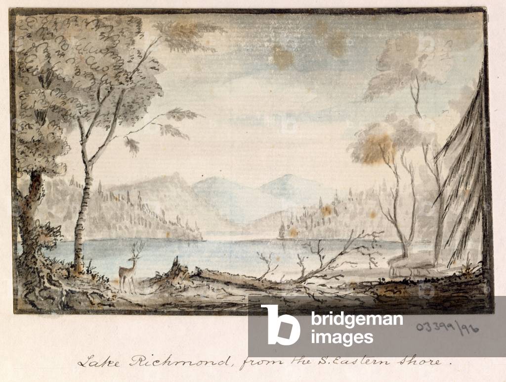 Una serie di schizzi, vedute della Gran Bretagna, del continente e dell'America 1772-1778 (w/c)