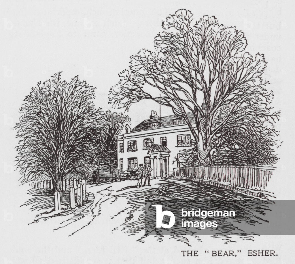 The "Bear," Esher (litho)