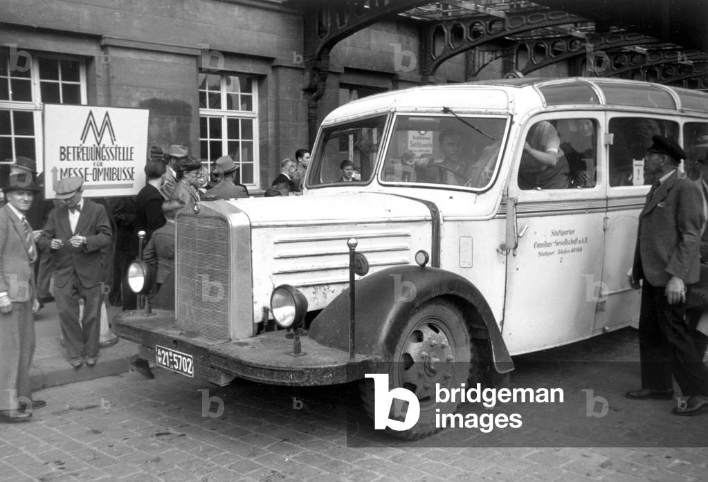 "Deutschland - Interzone Busse zur Leipziger Messe" 1948
