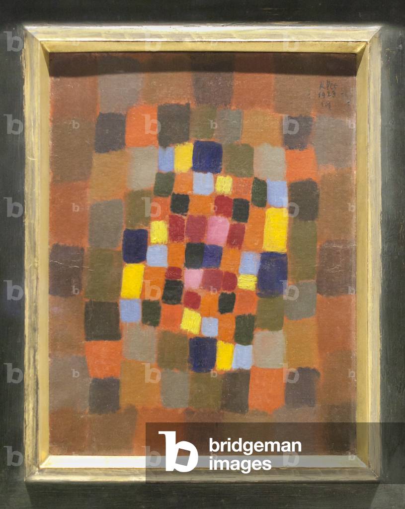 aiuola colorata (buntes barbabietola), 1923 (olio su cartone)