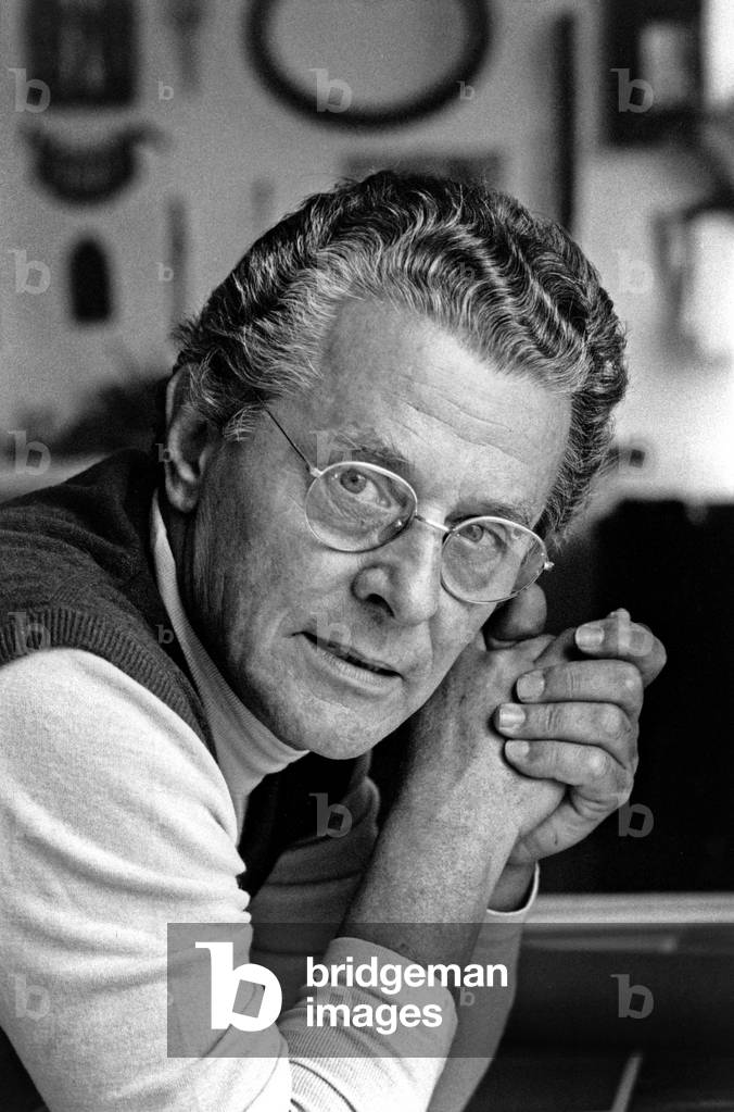 Image de Photographie représentant Leonardo Cremonini (1925 2010) peintre italien ici en novembre 1983 1983 pa