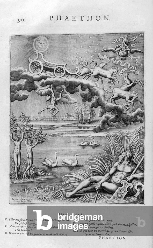 Phaethon 1615 par Leonard Gaultier, b/w