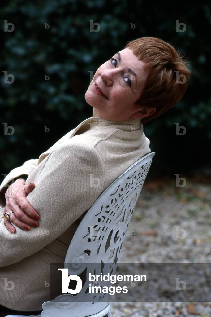 Marie-Claire Bancquart - Portrait of the French novelist and poet born 21 07 1932 - Paris 02 1997 by Thierry M