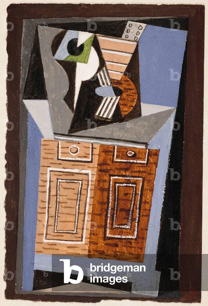 Immagine di Dipinto "Compotier et mandoline sur un buffet" 1920 di Pablo Picasso