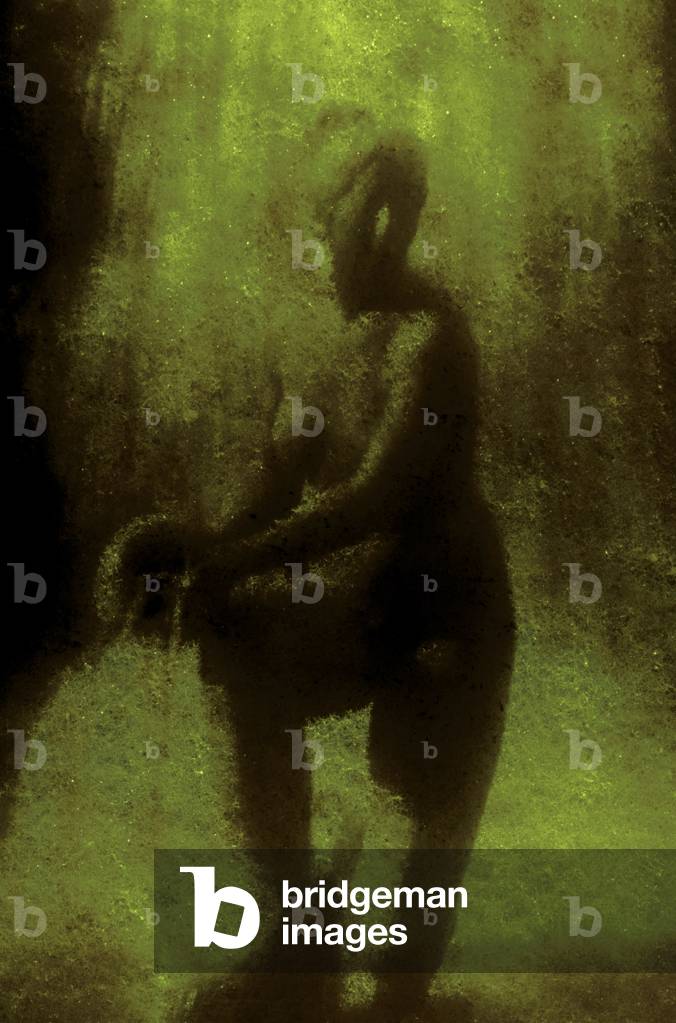 Image of Photography depicting Statue of Woman and Fountain by Andre Burian