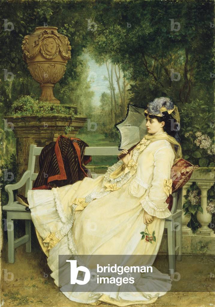 Nel giardino, 1872 (olio su tela)