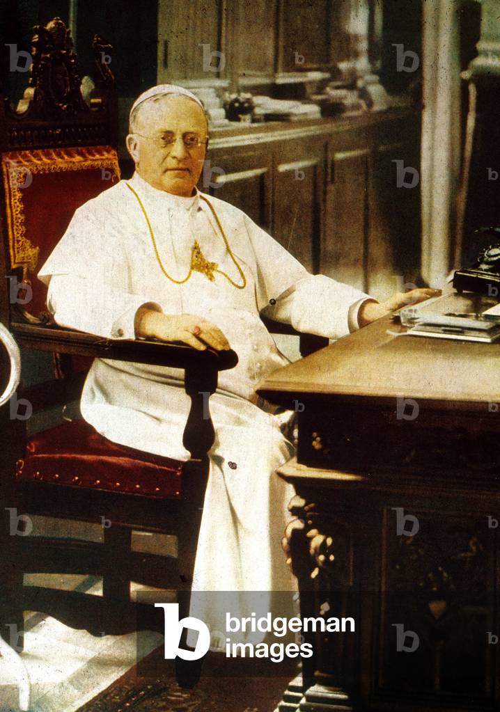 图像Pope Pius XI (his real name Achilles Ratti, pontificate 1922