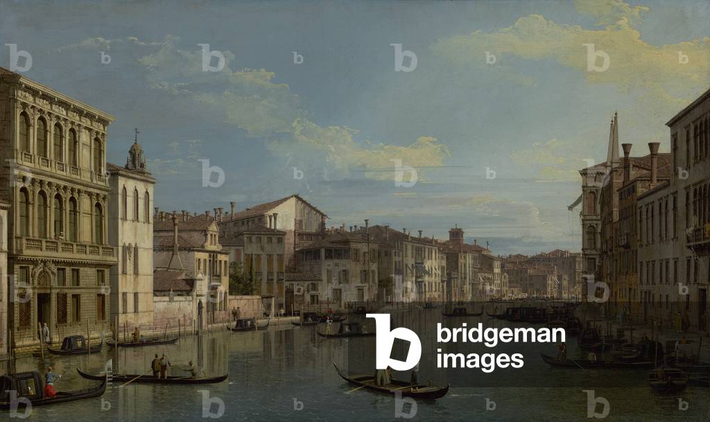 Der Canal Grande in Venedig von Palazzo Flangini nach Campo San Marcuola, um 1738 (öl auf leinwand)