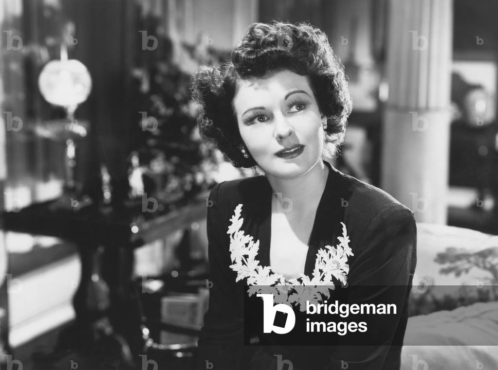 Ruth Hussey, (am Set), 1944 (s/w Foto)