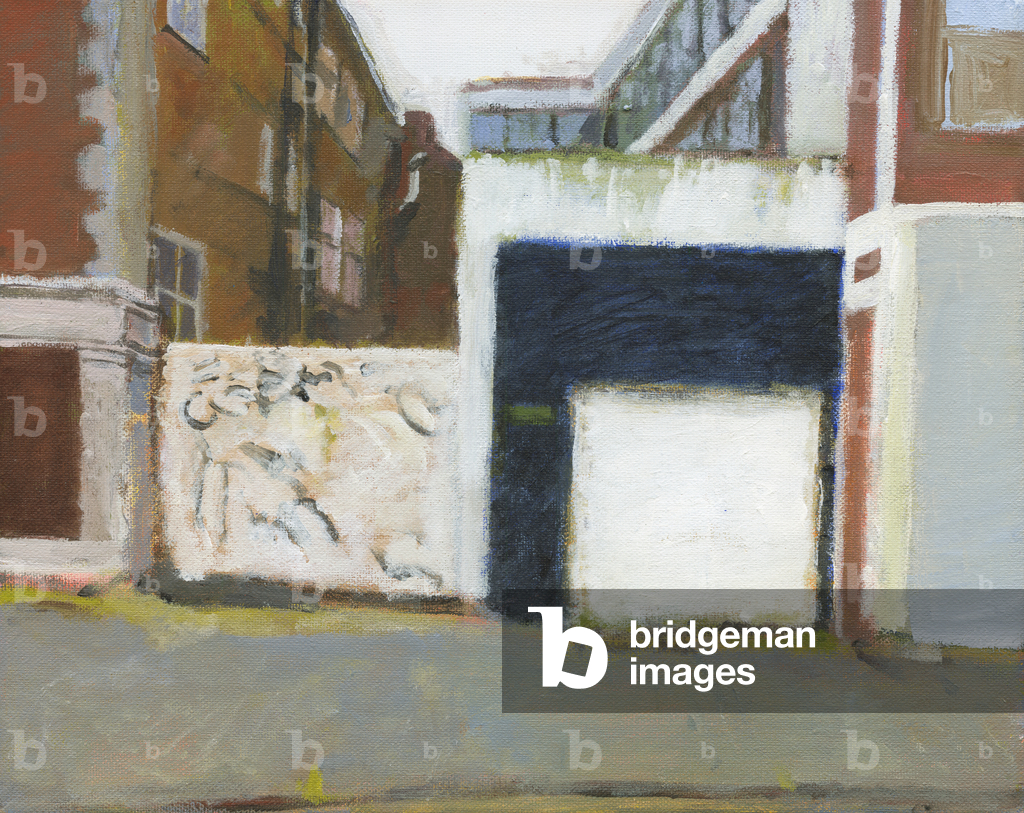 Straßenansicht, 2024 (Acryl auf Leinwand)