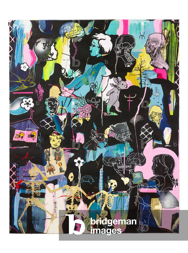 Blind II, 2017 (Acryl und Mischtechnik auf Papier)