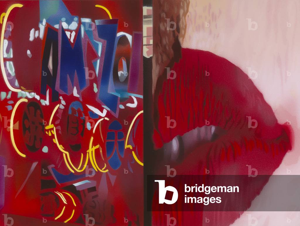 Image of Painting depicting Ruby Lips 2016 by Brendan Neiland