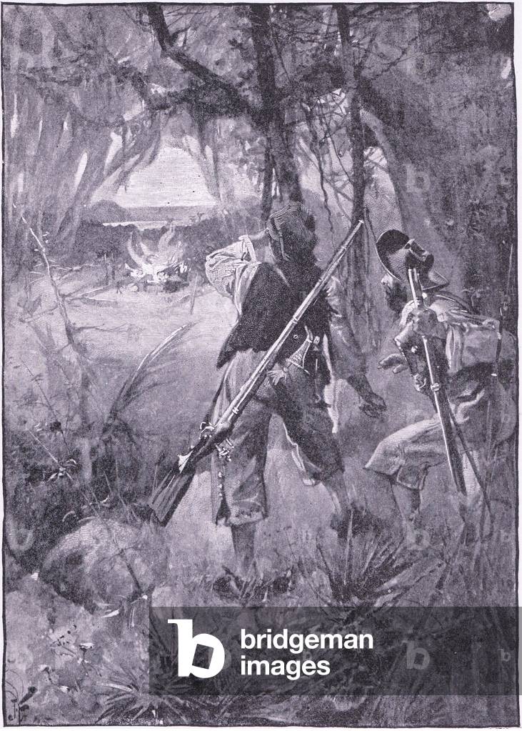 Bild von Druck "Alle ihre Hütten und Haushaltsgegenstände" von Joseph Finnemore