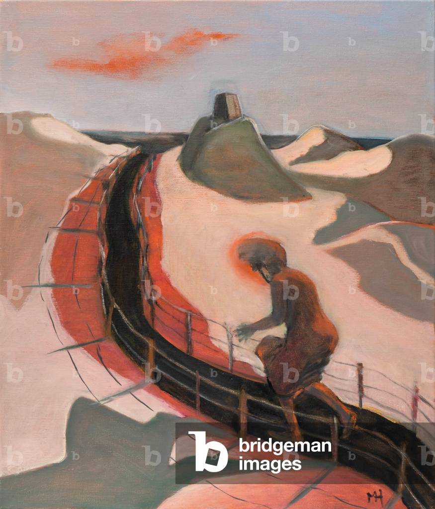 Il Sentiero Nero 2, 2020 (olio su tela)