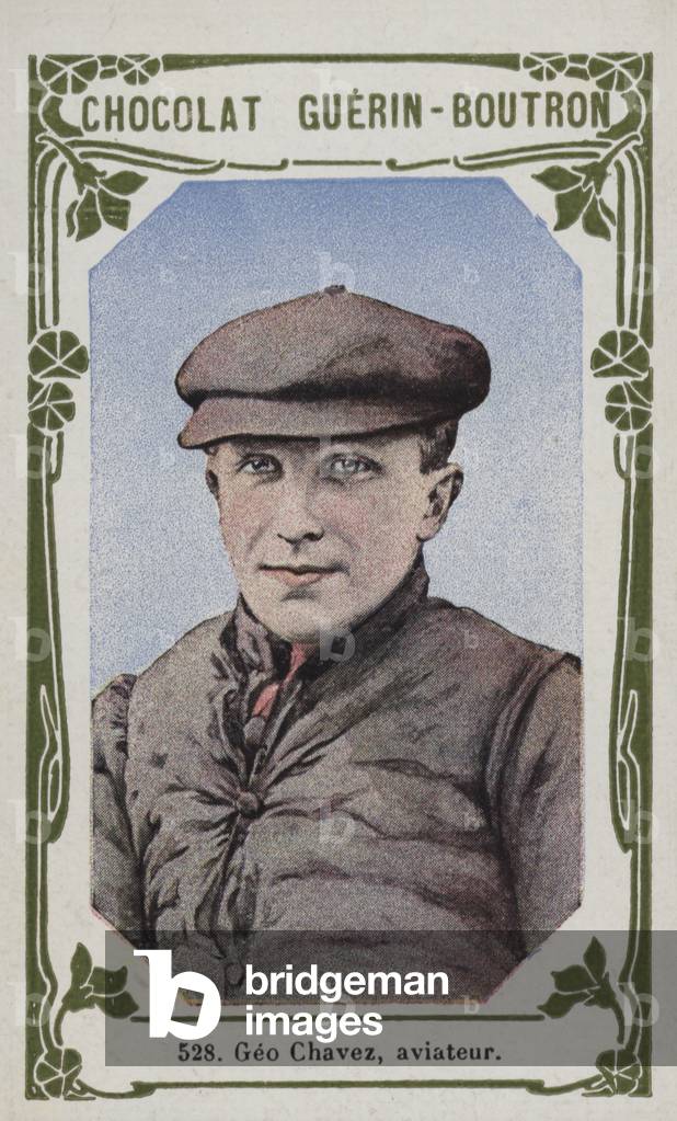 Geo Chavez, aviateur (Farbfoto)