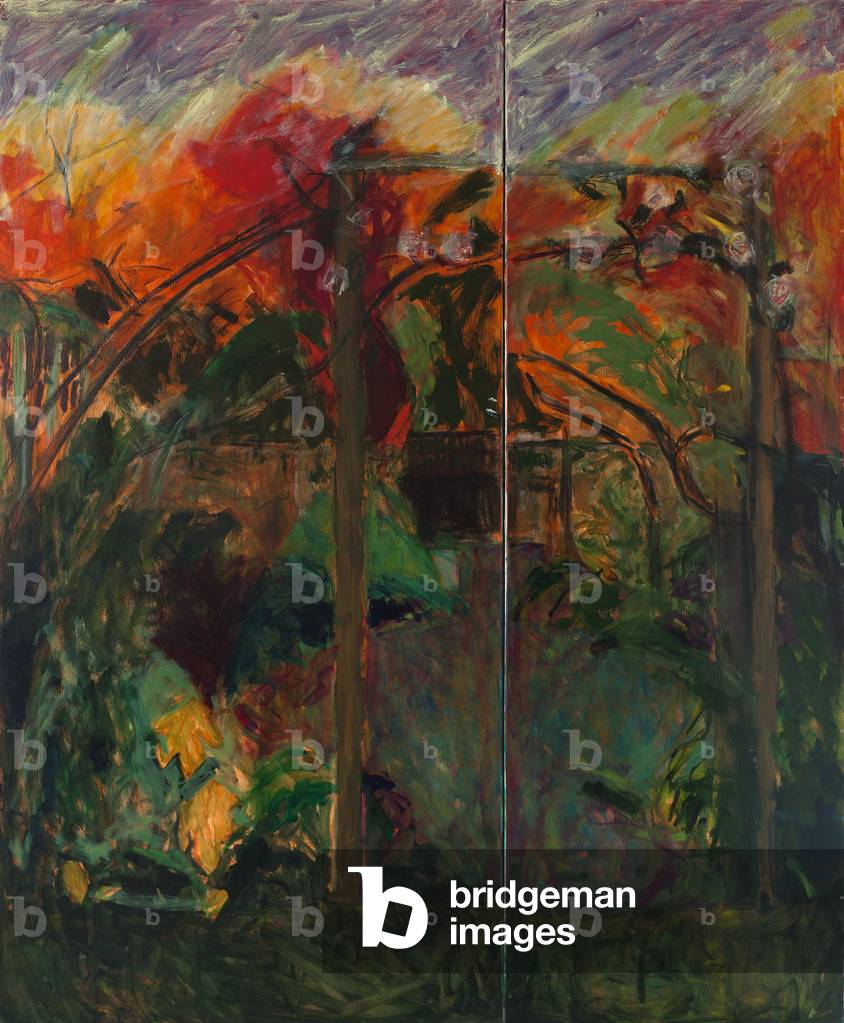Autumn Garden, 2016 (Öl auf Leinwand)