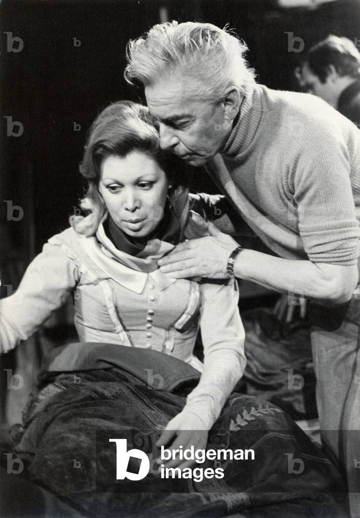 Mirella Freni e Herbert Von Karajan