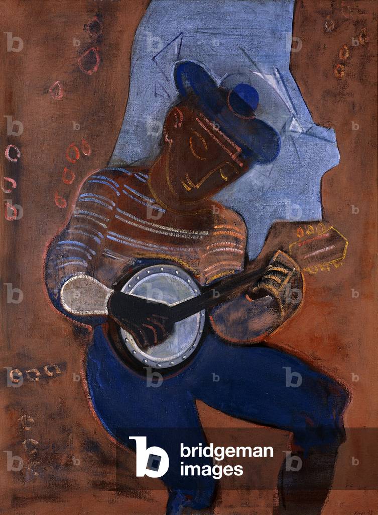 Der Marine Musiker; Le Marin Musicien, 1937 (öl auf leinwand)