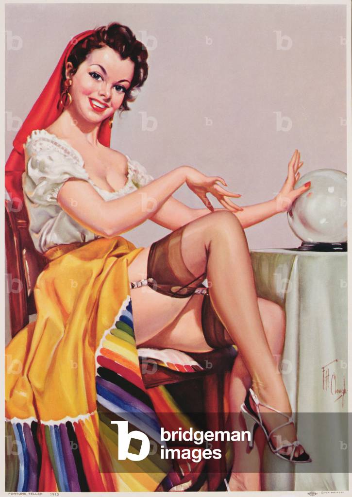 Fortune Teller, um 1951 (Farbe litho)
