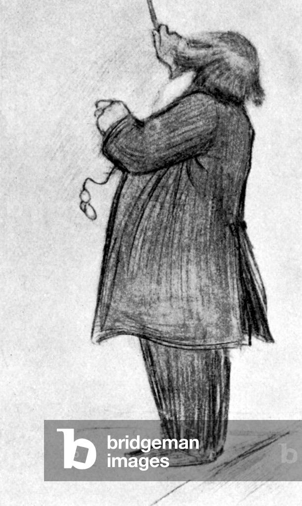 "BRAHMS diretto da Willy" di Willy von Beckerath, b/w