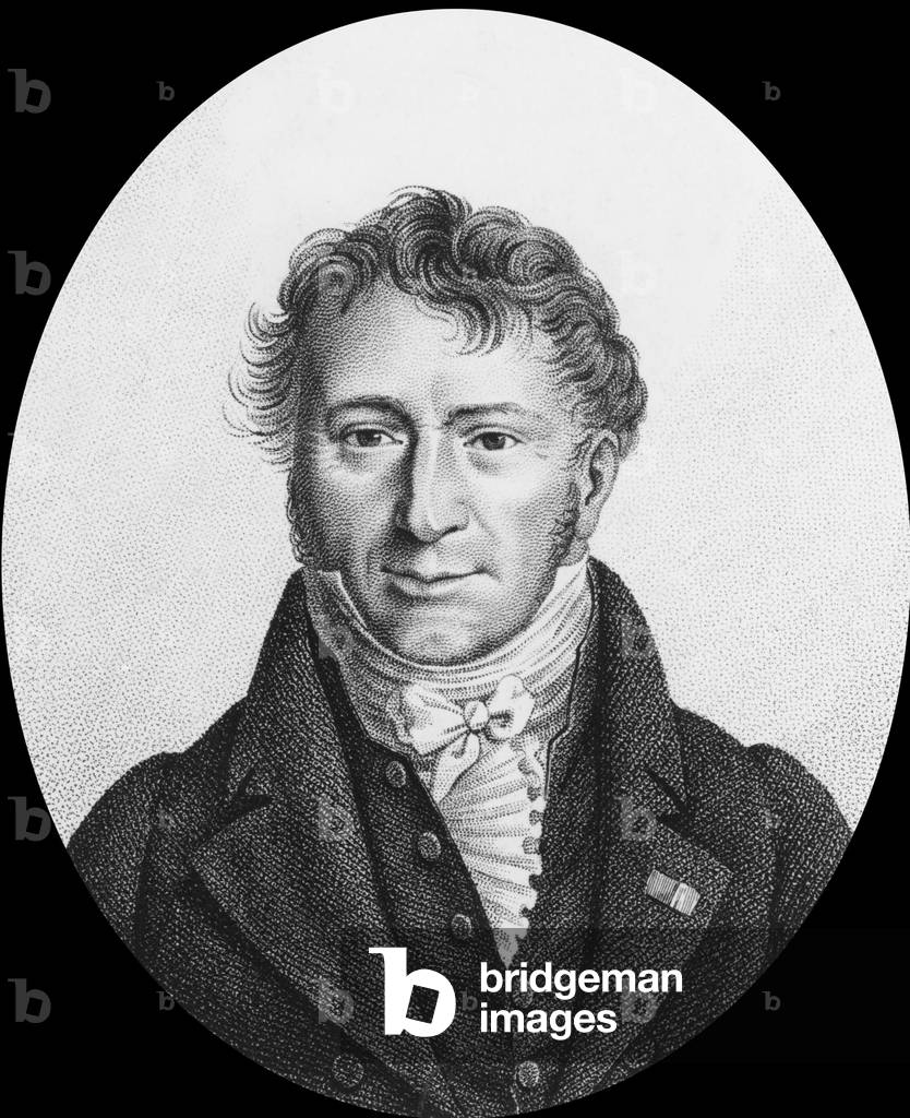 Image of Engraving depicting Edouard Bignon 1901 by Ambroise Tardieu, b/w