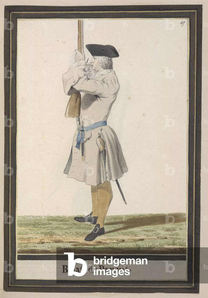 "Soldat mit Muskete."