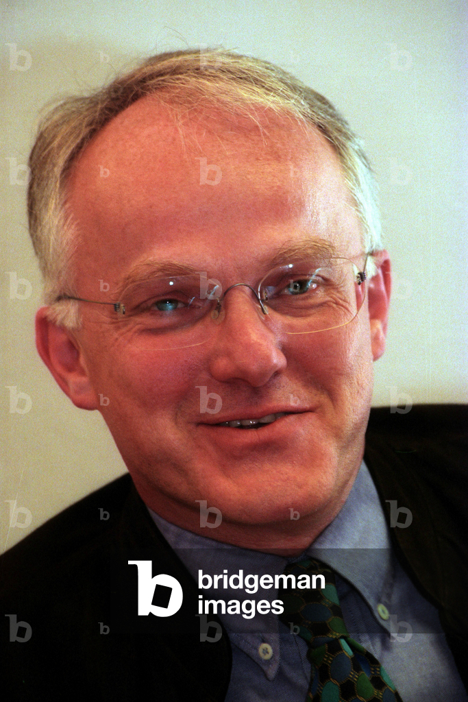 Image of Photography depicting Jürgen Rüttgers (GER CDU state chairman North Rhine-Westphalia) in an interview