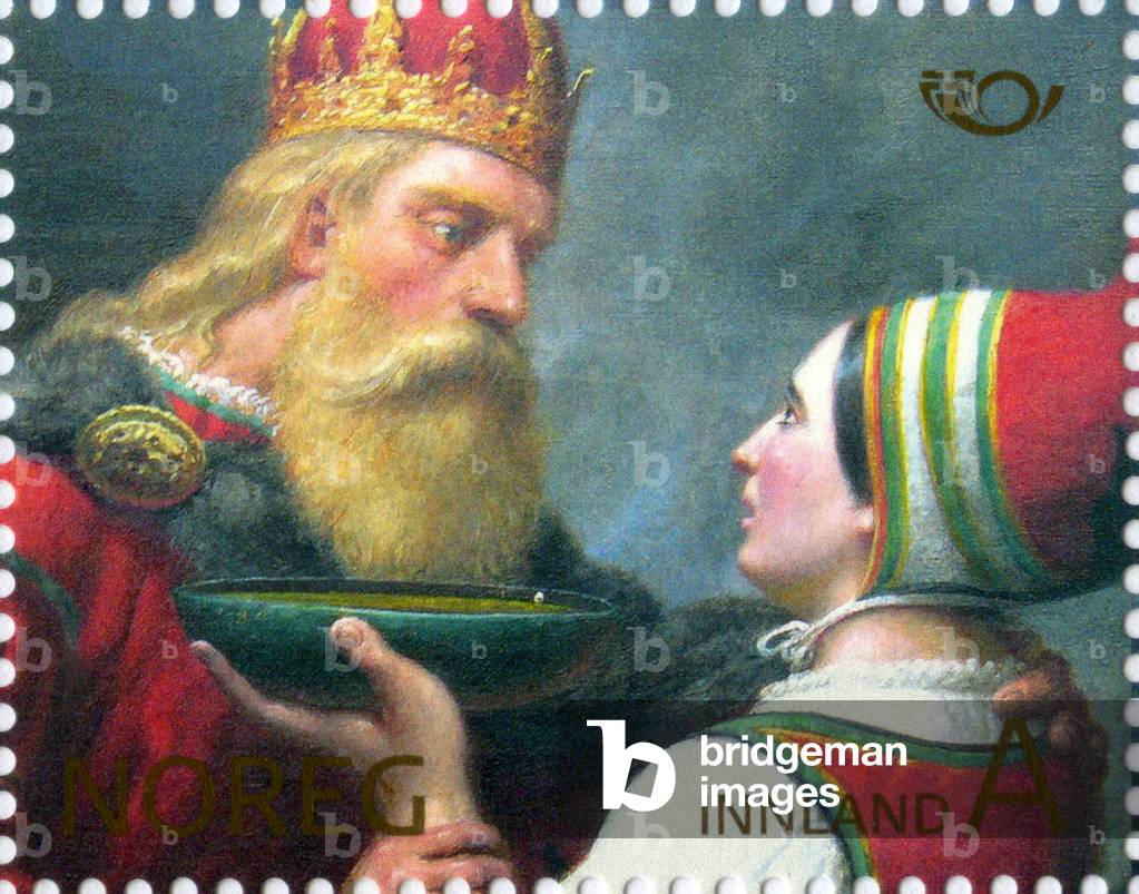 Harald Api Image of Stamp depicting Harald I, First King of Norway, 2008 ...
