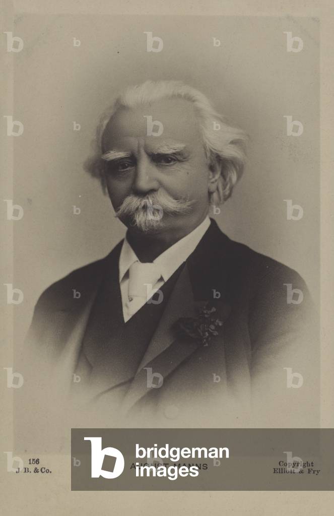 August Manns, deutscher britischer Dirigent (s/w Foto)