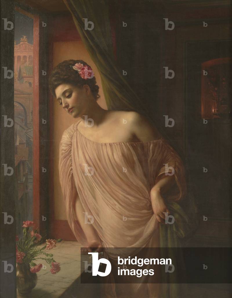 Image de Peinture représentant Astérié, 1904 par Edward John Poynter, b/w