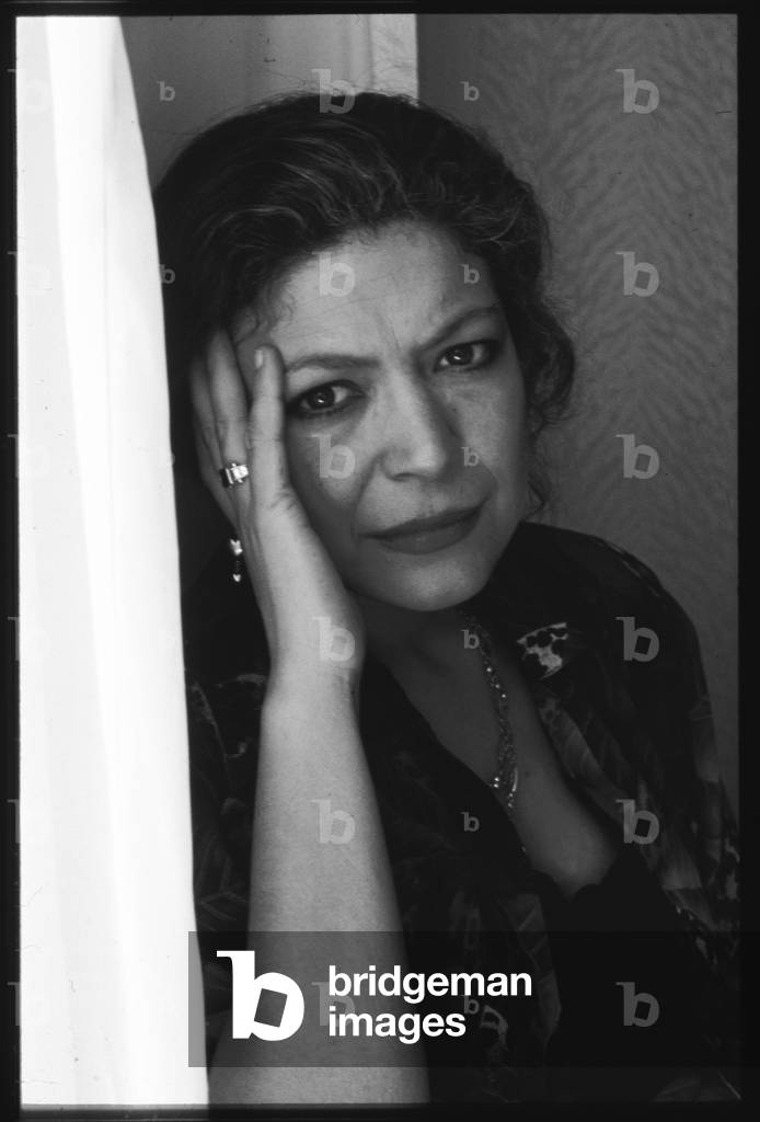 Brigitte Engerer at La Baule in 1990. by Marion Kalter, b/w