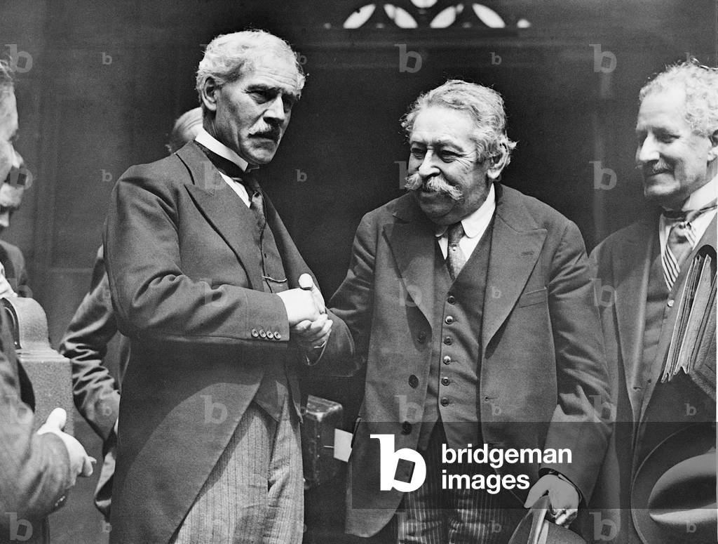 Image of Aristide Briand mit James Ramsey MacDonald bei der London 