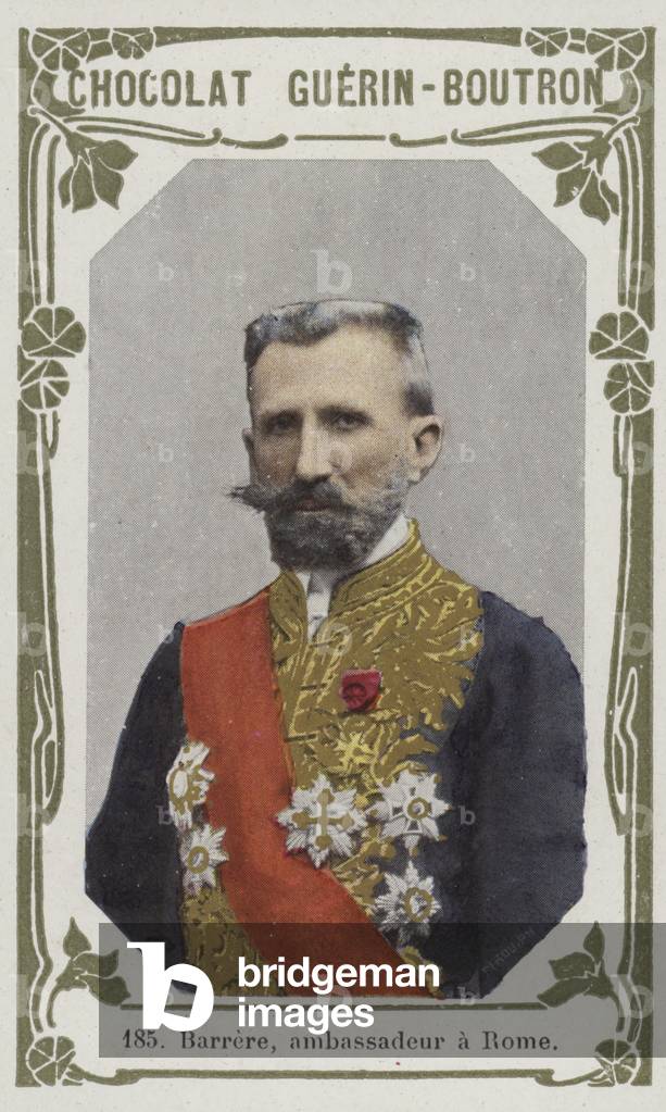 Barrere, Botschafter in Rom (koloriertes Foto)