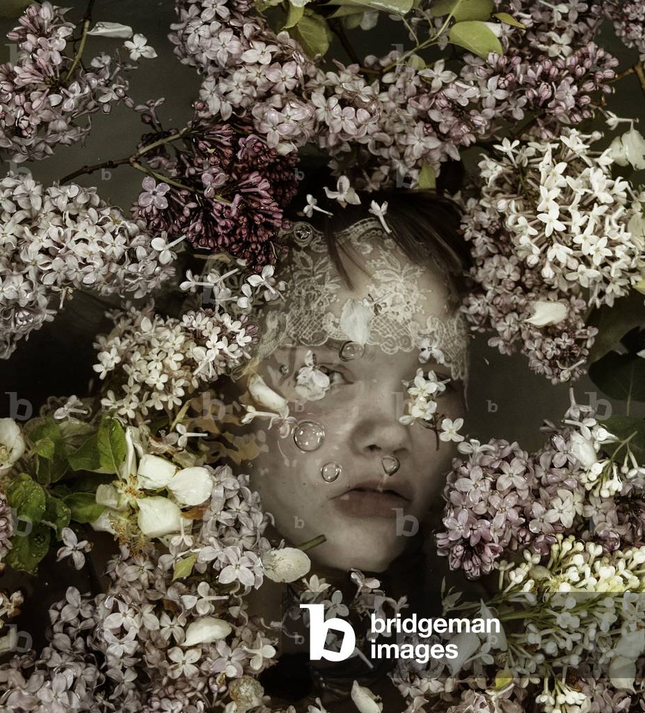 Image of Print depicting Cherry Blossom Child 2015 by Elinleticia Högabo