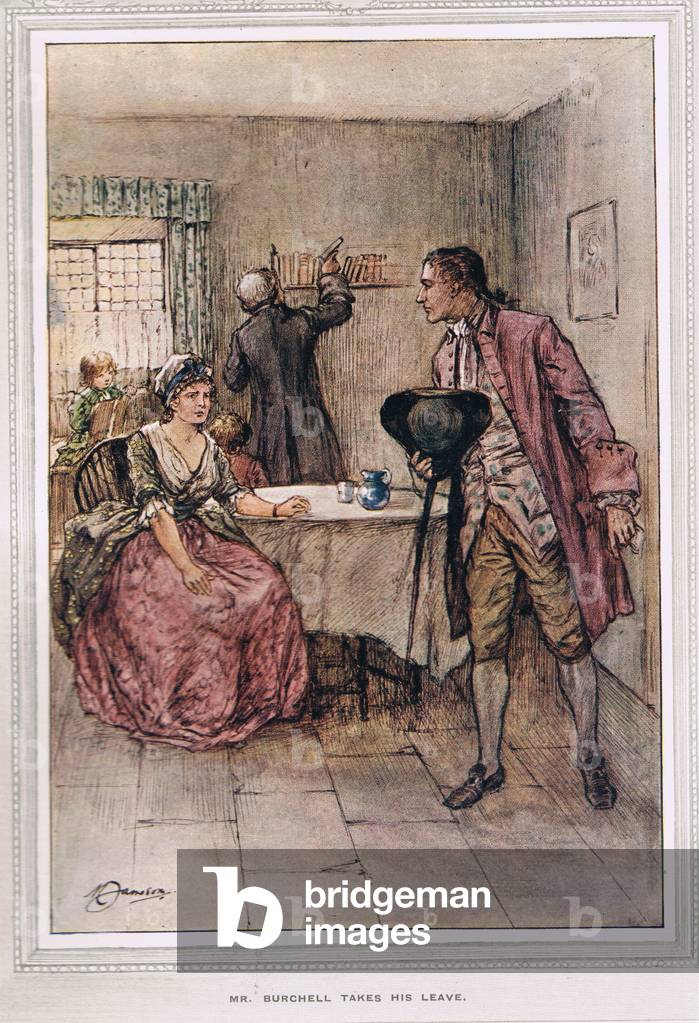 "Mr Burchell prende il suo congedo", c.1910 di Margaret Jameson