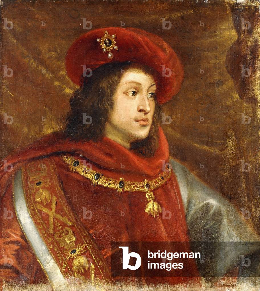 Portrait of Philip I of Spain, bust-length, wearing the Order of the Golden Fleece,  (oil on canvas)