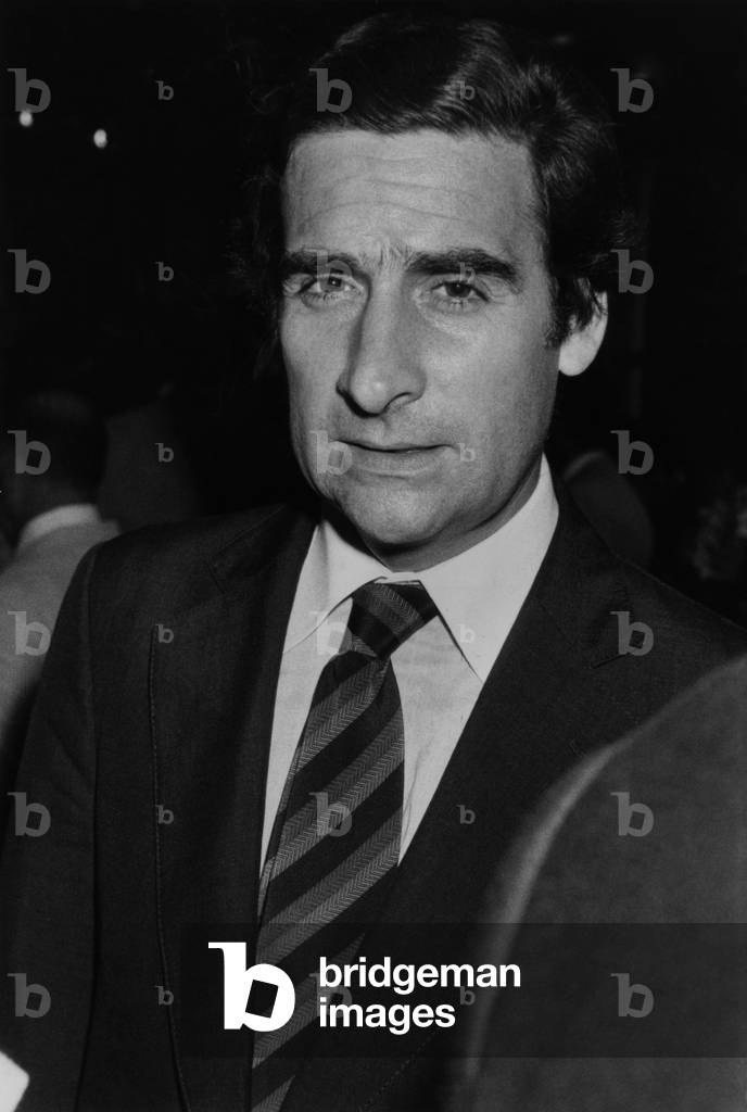 Xavier Gouyou-Beauchamps P.D.G. De Telediffusion De France ( T.D.F. ) Le 17 Decembre 1986 (b/w photo)