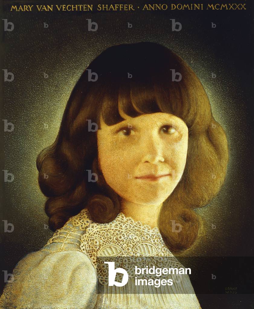 Portrait of Mary Van Vechten Schaffer, 1930 (oil on panel)