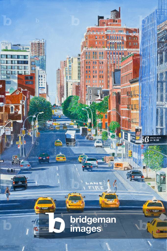 View from Highline, NYC, 2011 (oil on canvas)