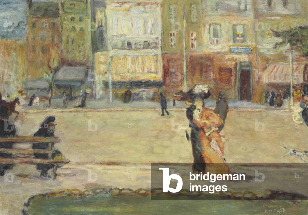 Boulevard de Clichy ou Scène de rue à Paris, 1900 (Öl auf Leinwand)