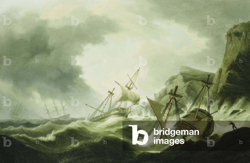 Immagine di Dipinto "Un Naufragio" di Thomas Luny