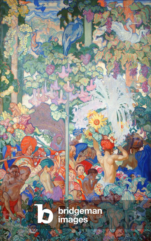 Bild von Gemälde "British Empire Panel 10" 1930 von Frank Brangwyn
