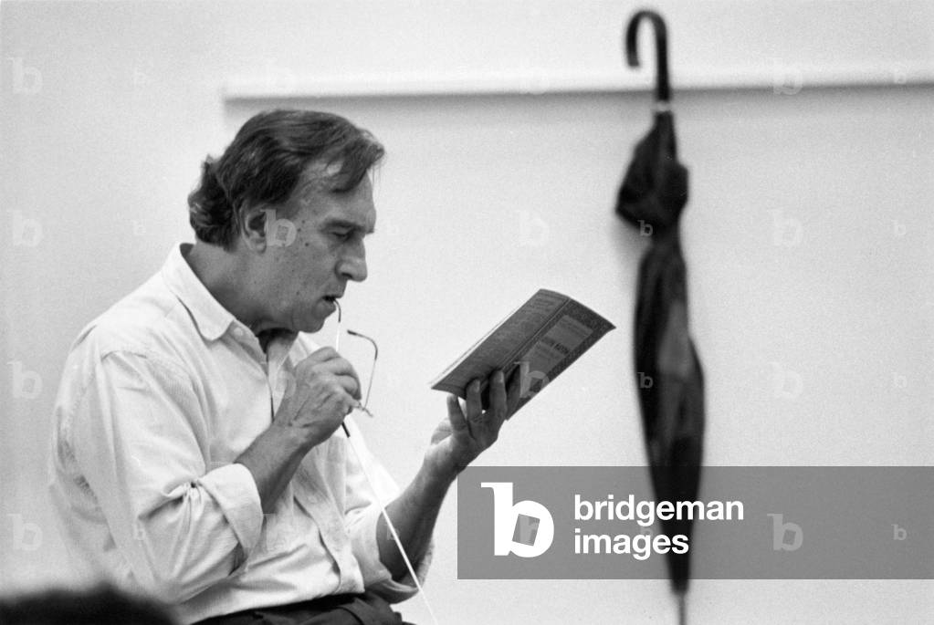 Bild von Fotografie "Claudio Abbado - Porträt" von Marion Kalter, b/w