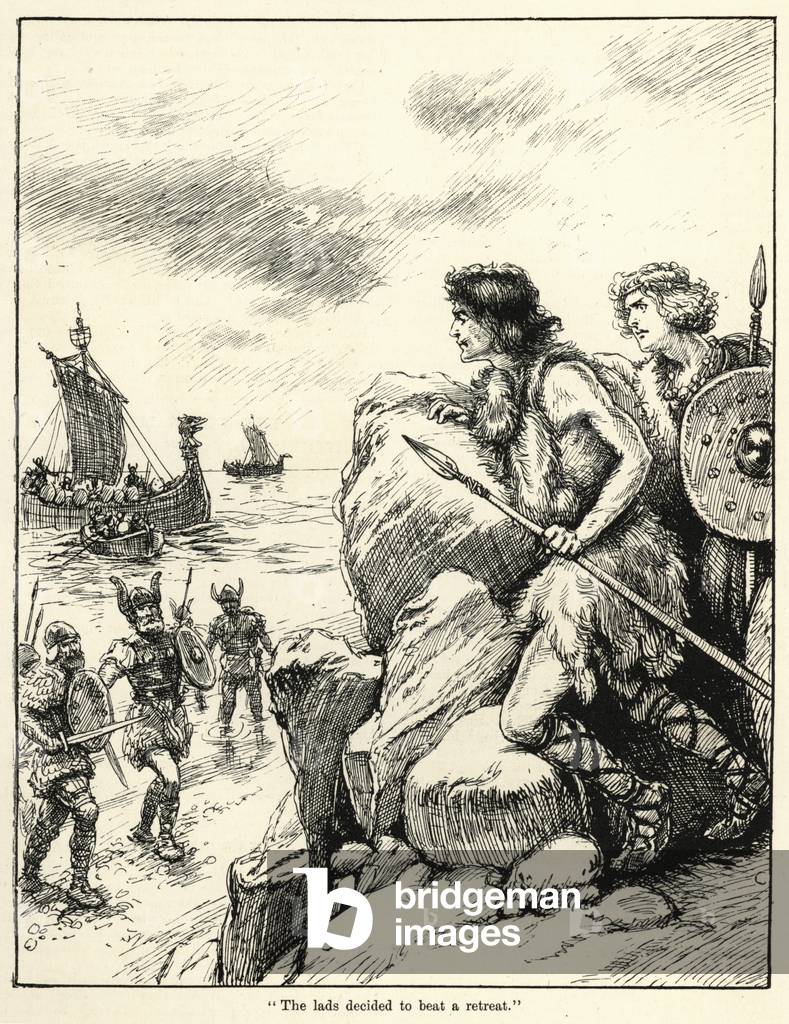 «I ragazzi hanno deciso di battere una ritirata» (incisione)